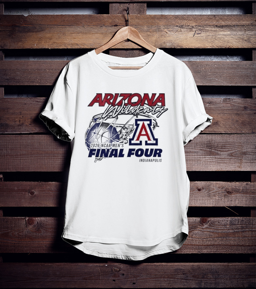 Arizona Wildcats 2026 NCAA Men's Final Four Indianapolis T-Shirt