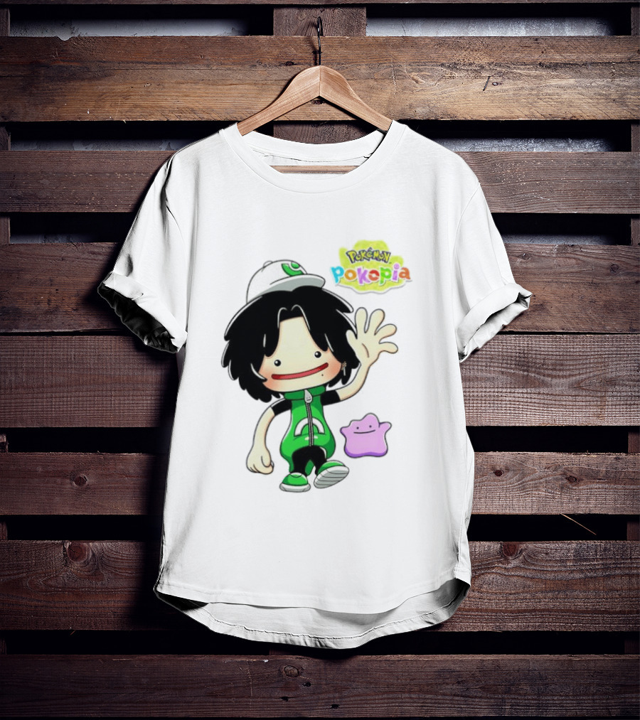 Pokemon Pokopia Cartoon Character With Ditto T-Shirt