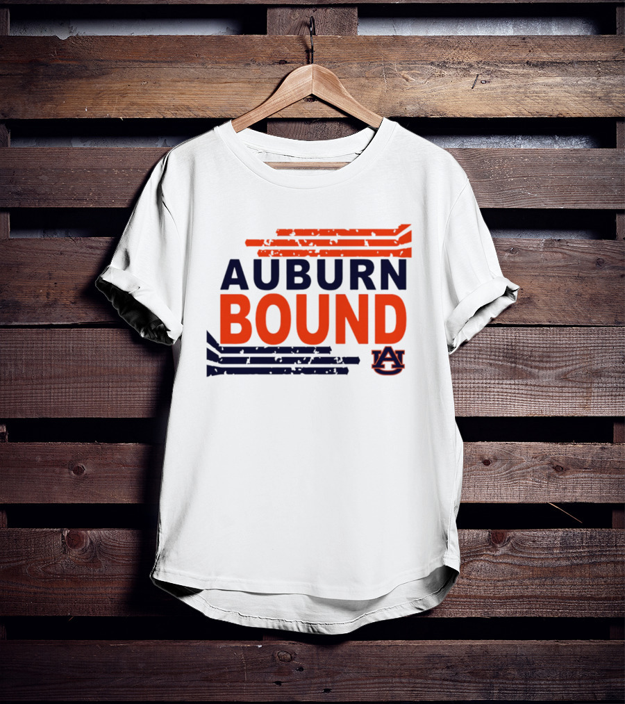 Auburn Bound Tigers AU Logo College Spirit T-Shirt