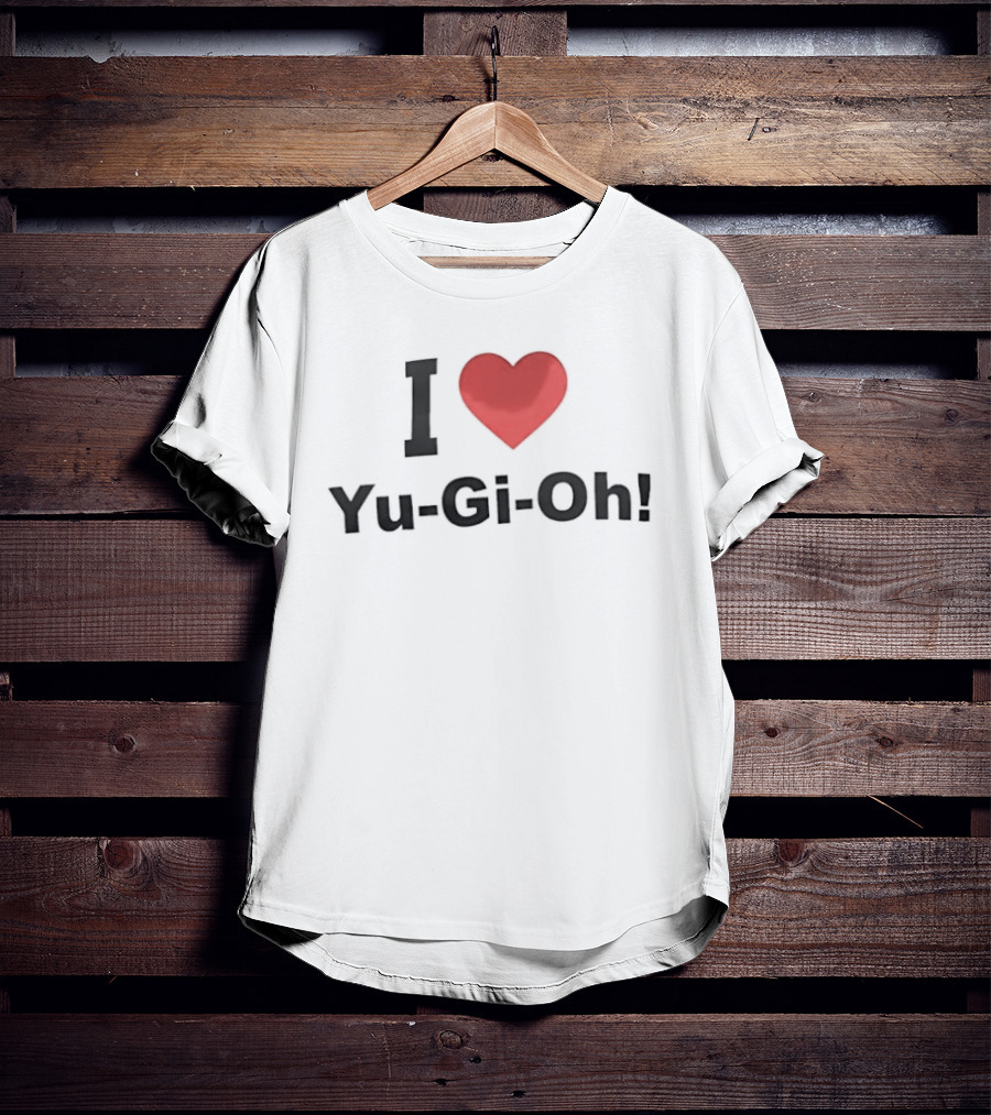 I Love Yu Gi Oh Perfect Gift For Card Game Fans T-Shirt