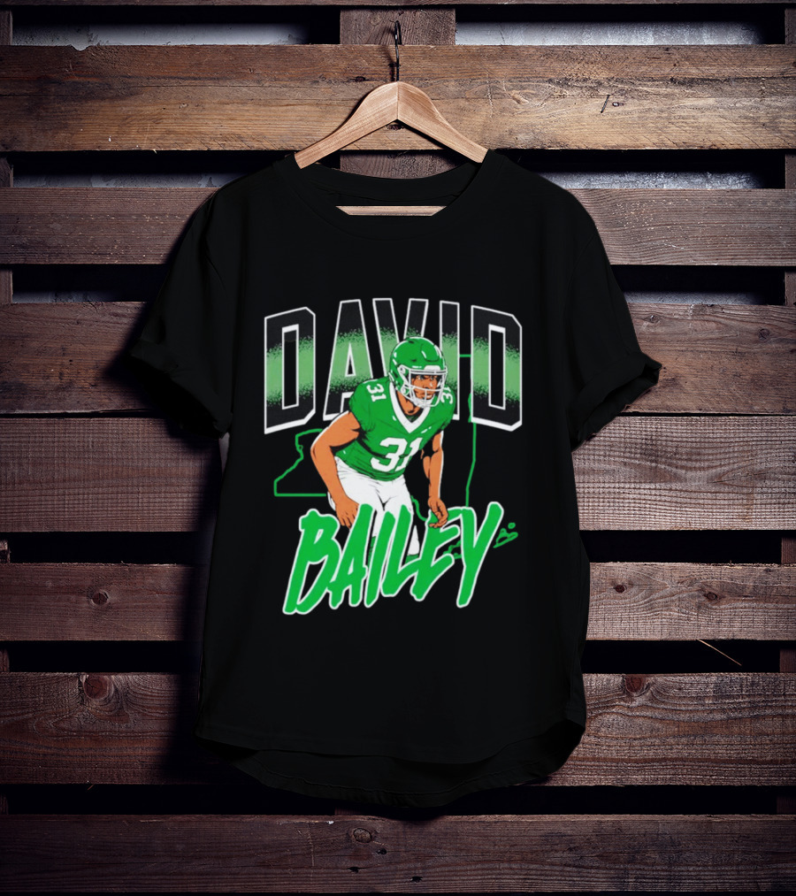 David Bailey New York Jets Football Number 31 Athletics T-Shirt