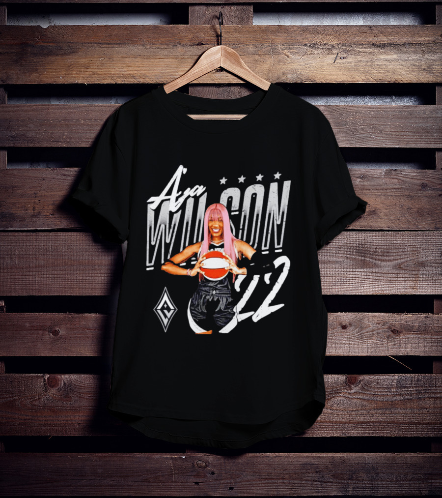 A'ja Wilson Las Vegas Aces Basketball 22 T-Shirt