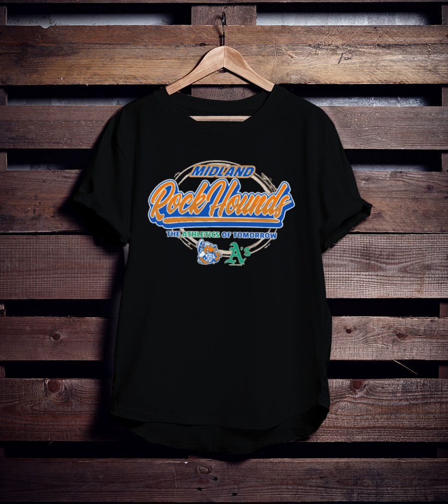 Midland RockHounds Athletics Of Tomorrow A's Affiliate Bimm Ridder Edamame T-Shirt