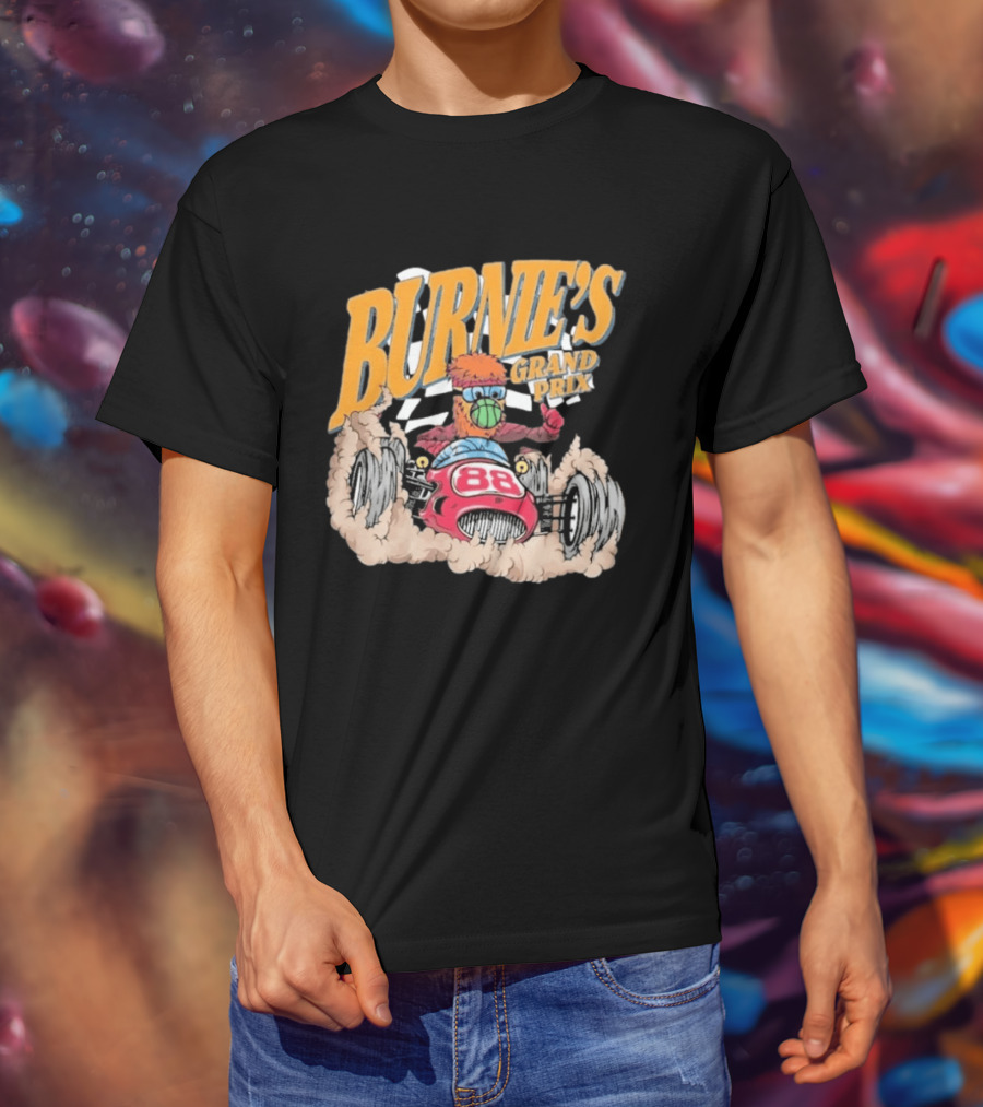 Burnie's Grand Prix Racing Miami Heat Court Culture 88 T-Shirt