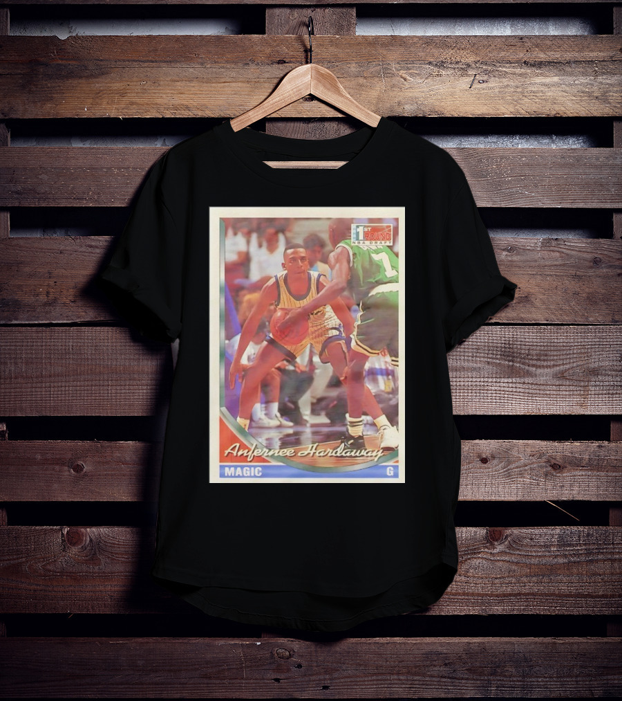 Anfernee Hardaway Magic G First Round NBA Draft 1993 Basketball Card T-Shirt
