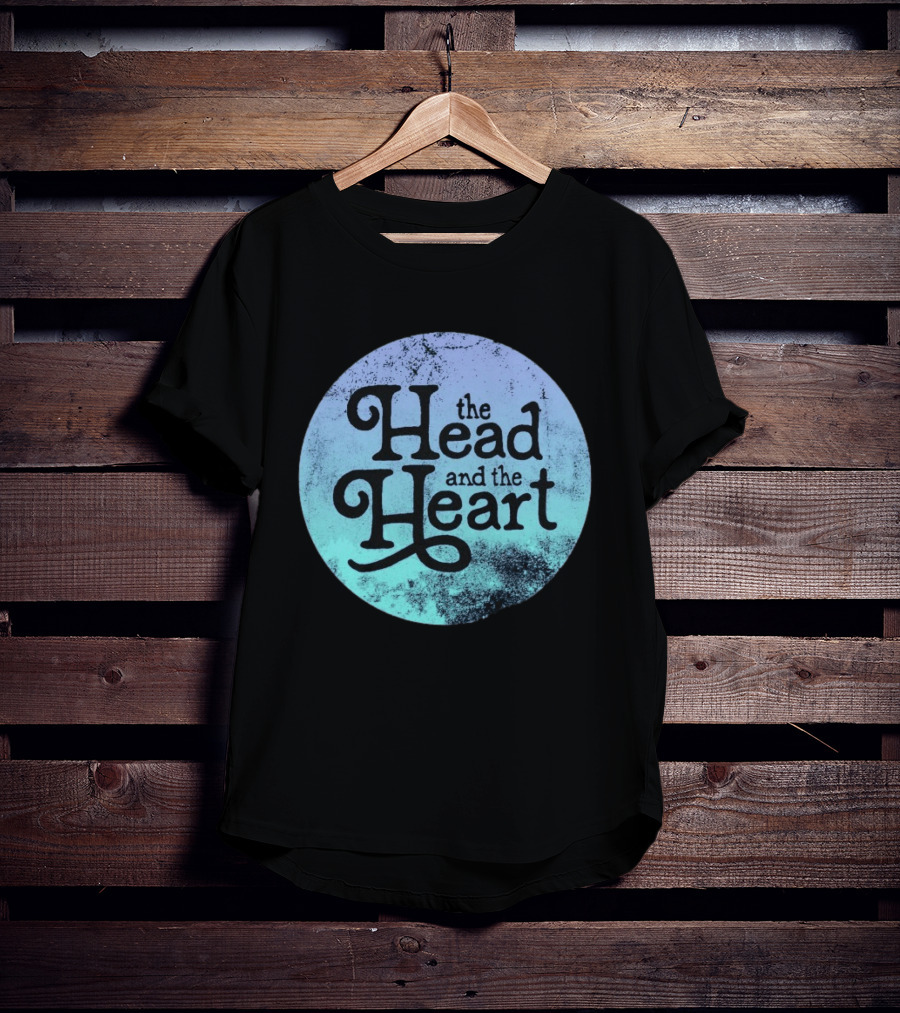 The Head And The Heart Periwinkle Gradient T-Shirt