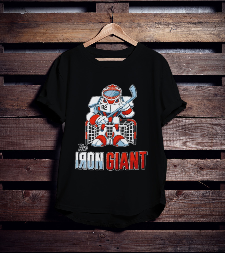 The Iron Giant Hockey Goalie Robot 82 T-Shirt