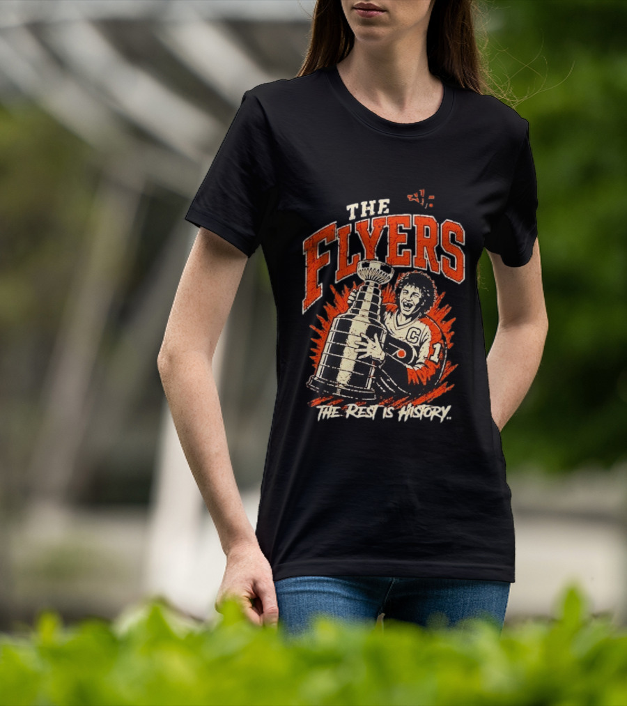 The Flyers The Rest Is History Iconic Hockey Celebration T-Shirt