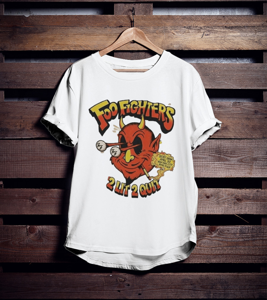 Foo Fighters 2 Lit 2 Quit Secret Show April 30 2026 Irving Plaza New York T-Shirt