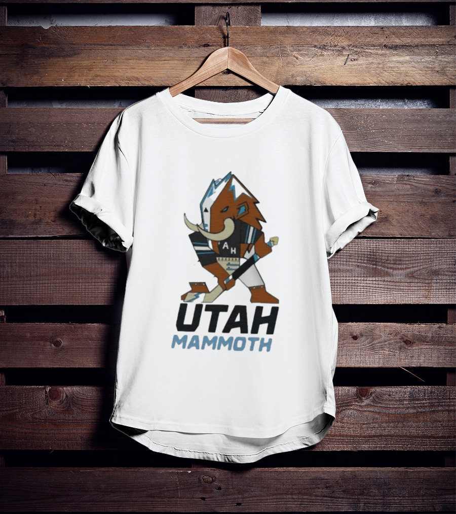 Lawson Crouse With Utah Mammoth Hockey Team T-Shirt