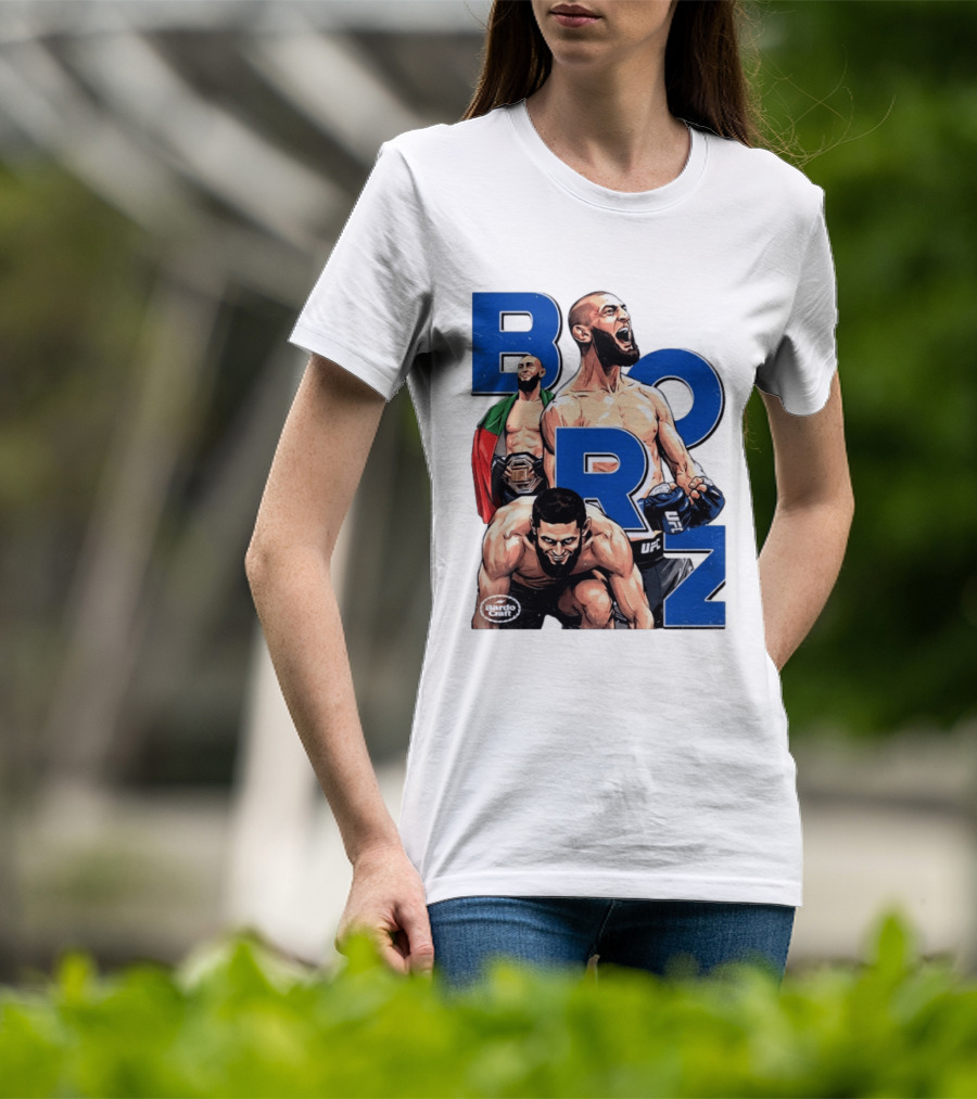 Borz Khamzat Chimaev UFC Fighter Illustrated T-Shirt