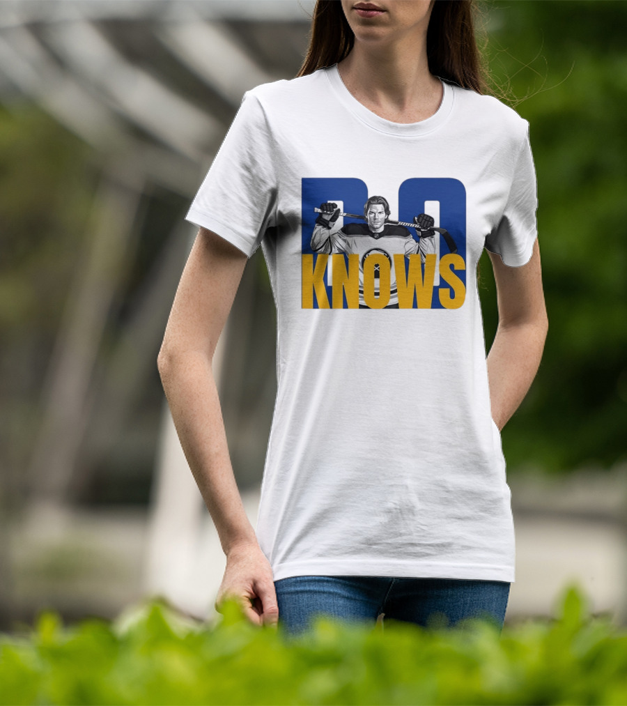 Bowen Byram Bo Knows Buffalo Sabres Hockey Jumper T-Shirt