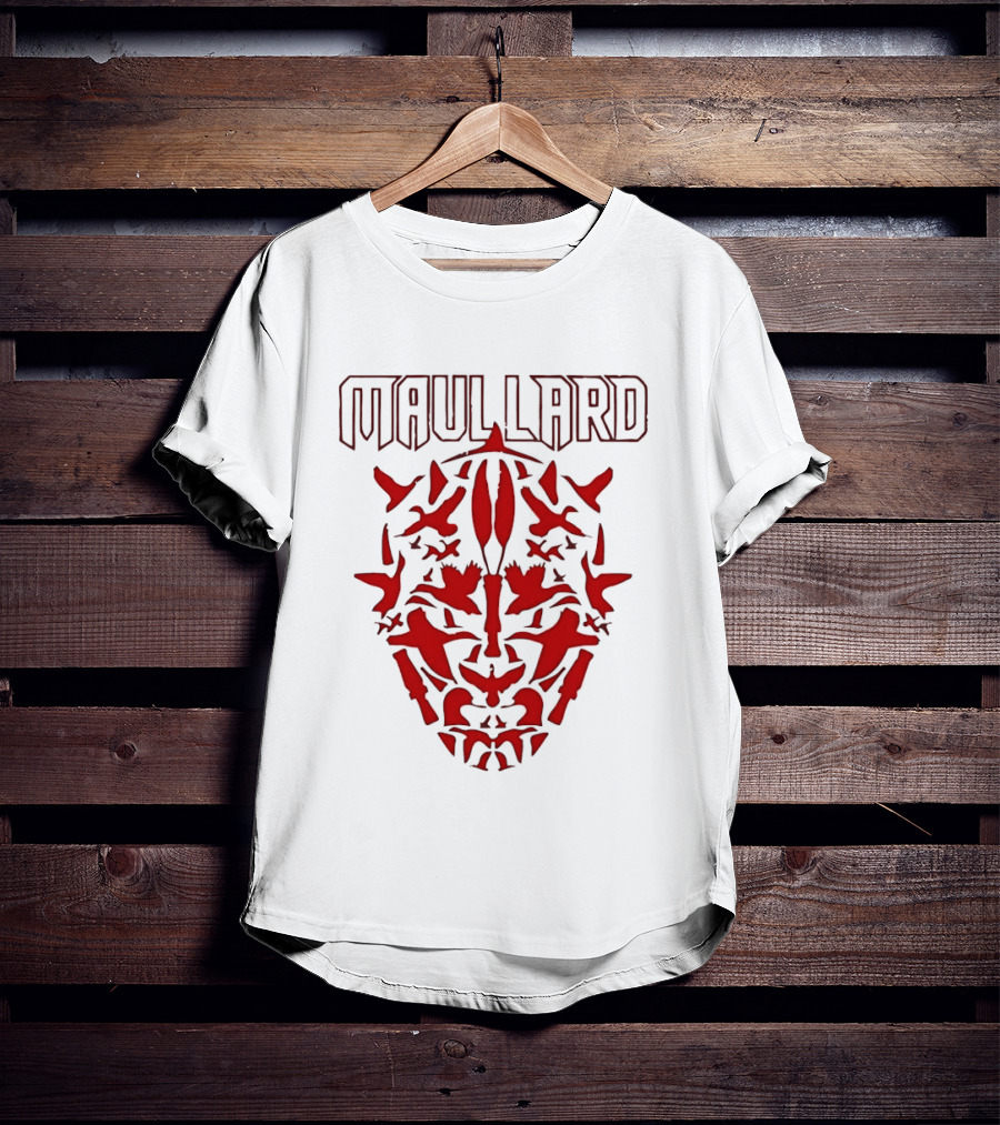 Maul Lard Darth Maul Star Wars Red Mask T-Shirt