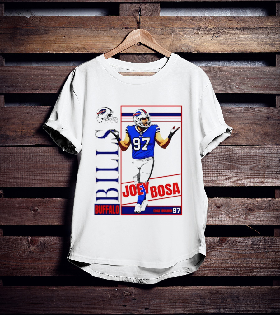Joey Bosa Buffalo Bills Edge Rusher 97 NFL Football T-Shirt