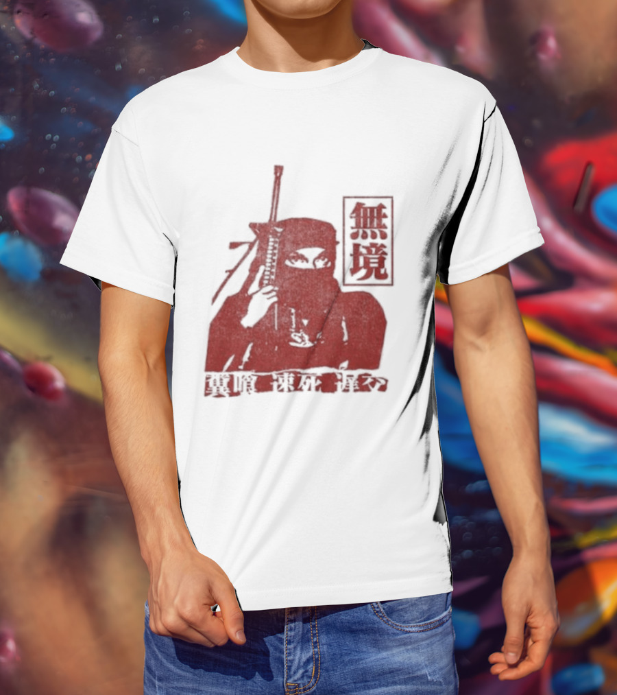 Jpegmafia Liberati Ninja Samurai Aesthetic Asian Calligraphy T-Shirt