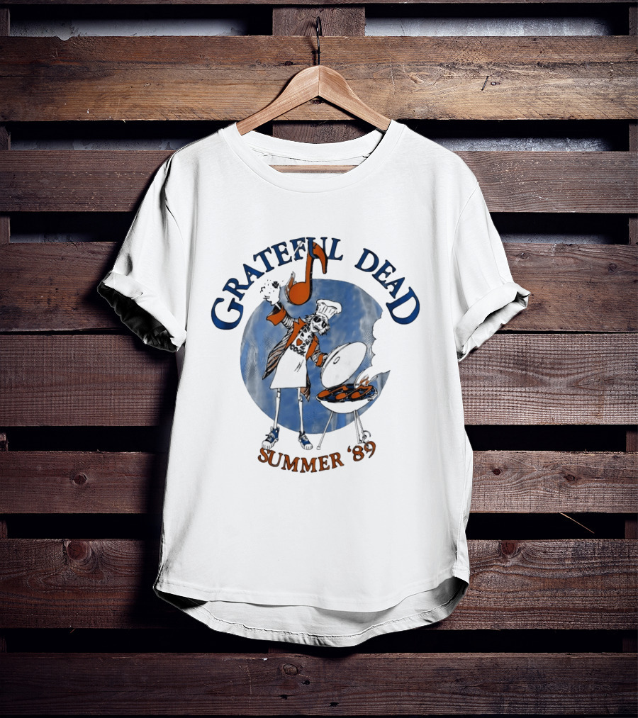 Grateful Dead Skeleton Chef BBQ Summer '89 T-Shirt