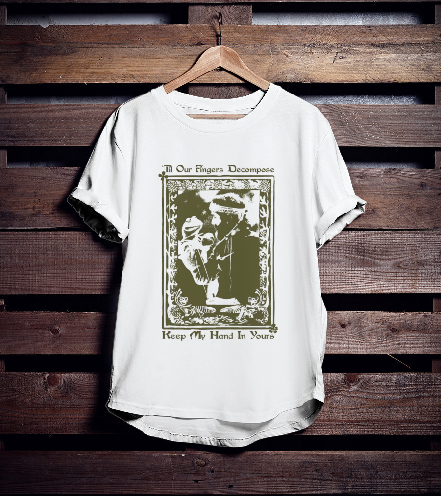 Noah Kahan Kermit The Frog 'Til Our Fingers Decompose Keep My Hand In Yours T-Shirt