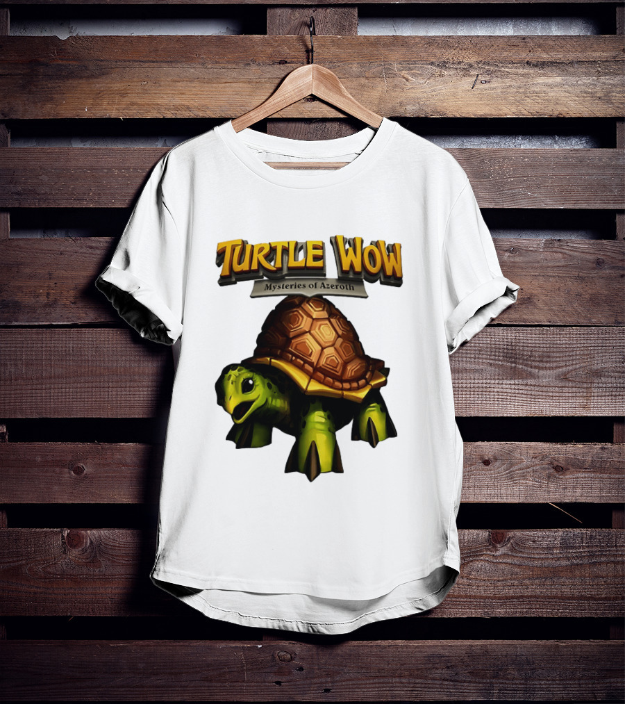 Turtle WoW Mysteries Of Azeroth Tortoise Adventure T-Shirt