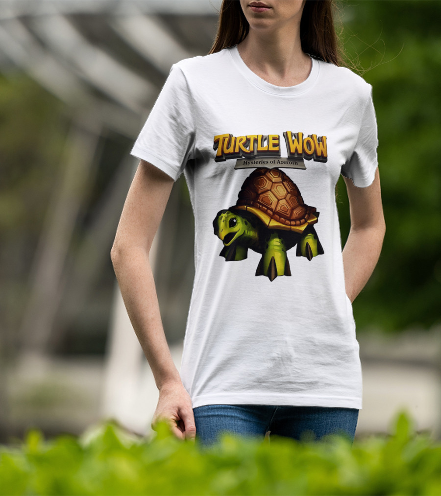 Turtle WoW Mysteries Of Azeroth Tortoise Adventure T-Shirt