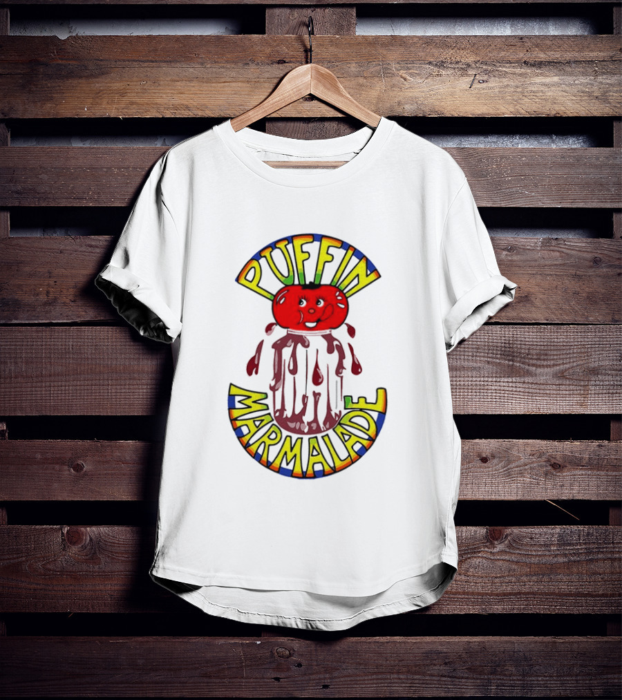Puffin Marmelade Tomato Jam Zwei Asse Trumpfen Auf T-Shirt