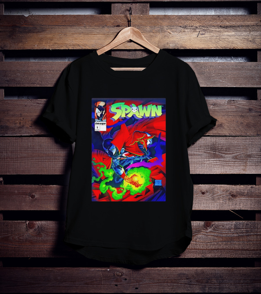 Spawn Image Comics May Issue 1 Albert Al Simmons 1992 T-Shirt