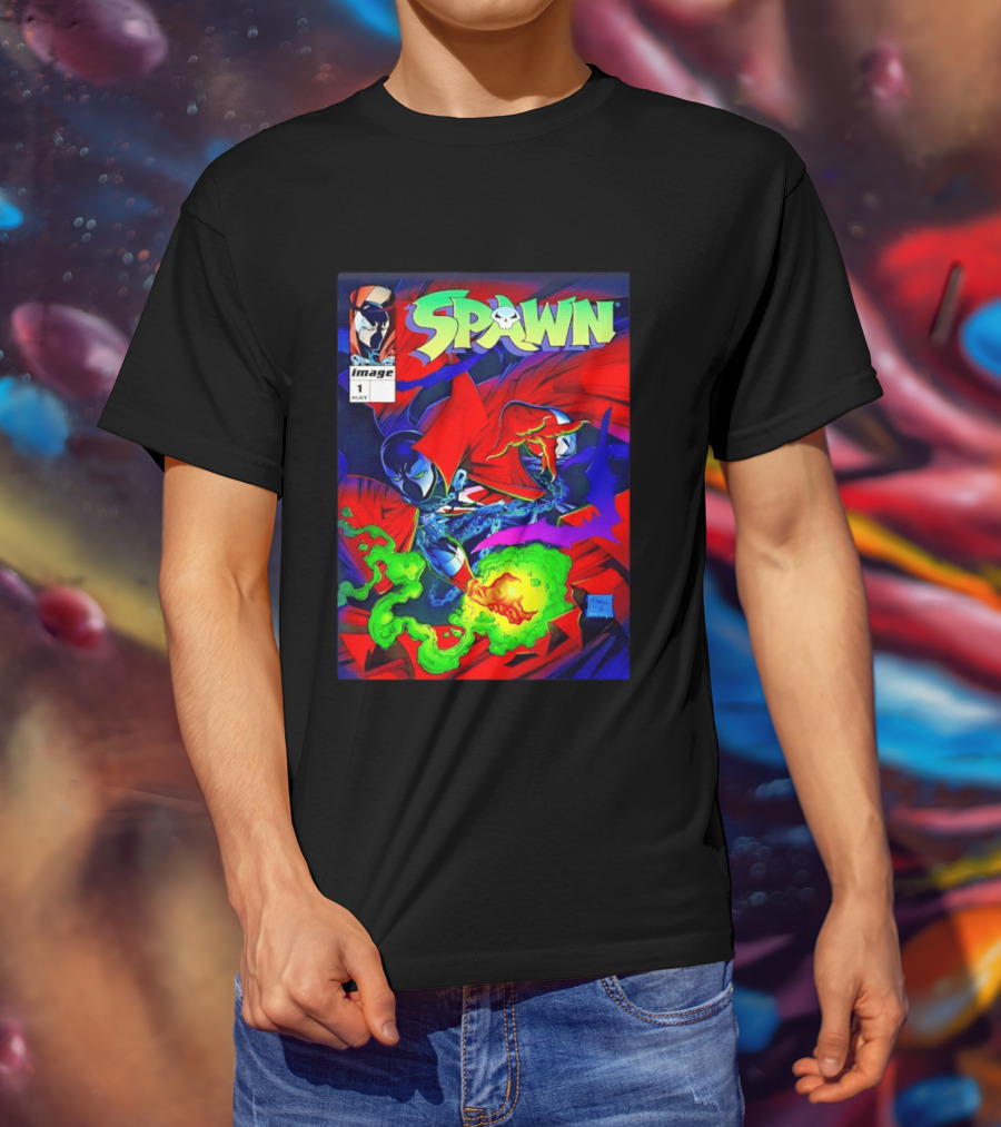 Spawn Image Comics May Issue 1 Albert Al Simmons 1992 T-Shirt
