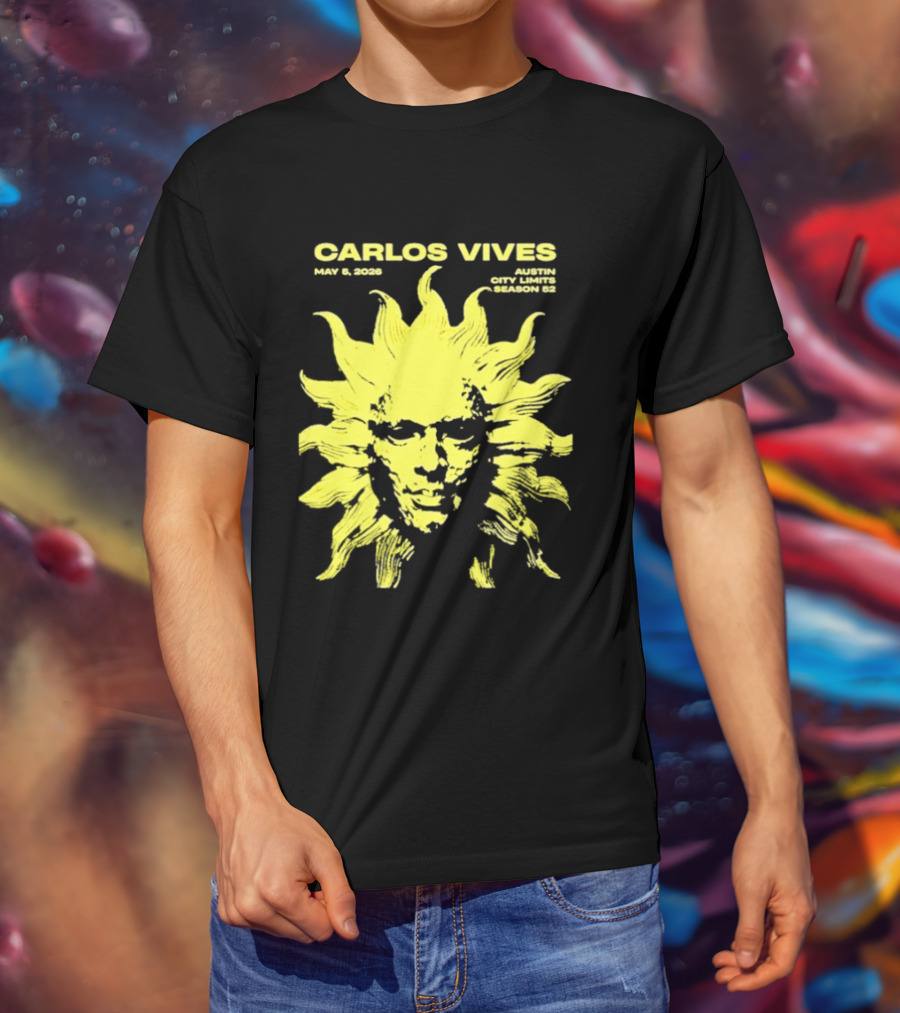 Carlos Vives May 6 2023 Austin City Limits Music Festival Austin TX Season 52 T-Shirt