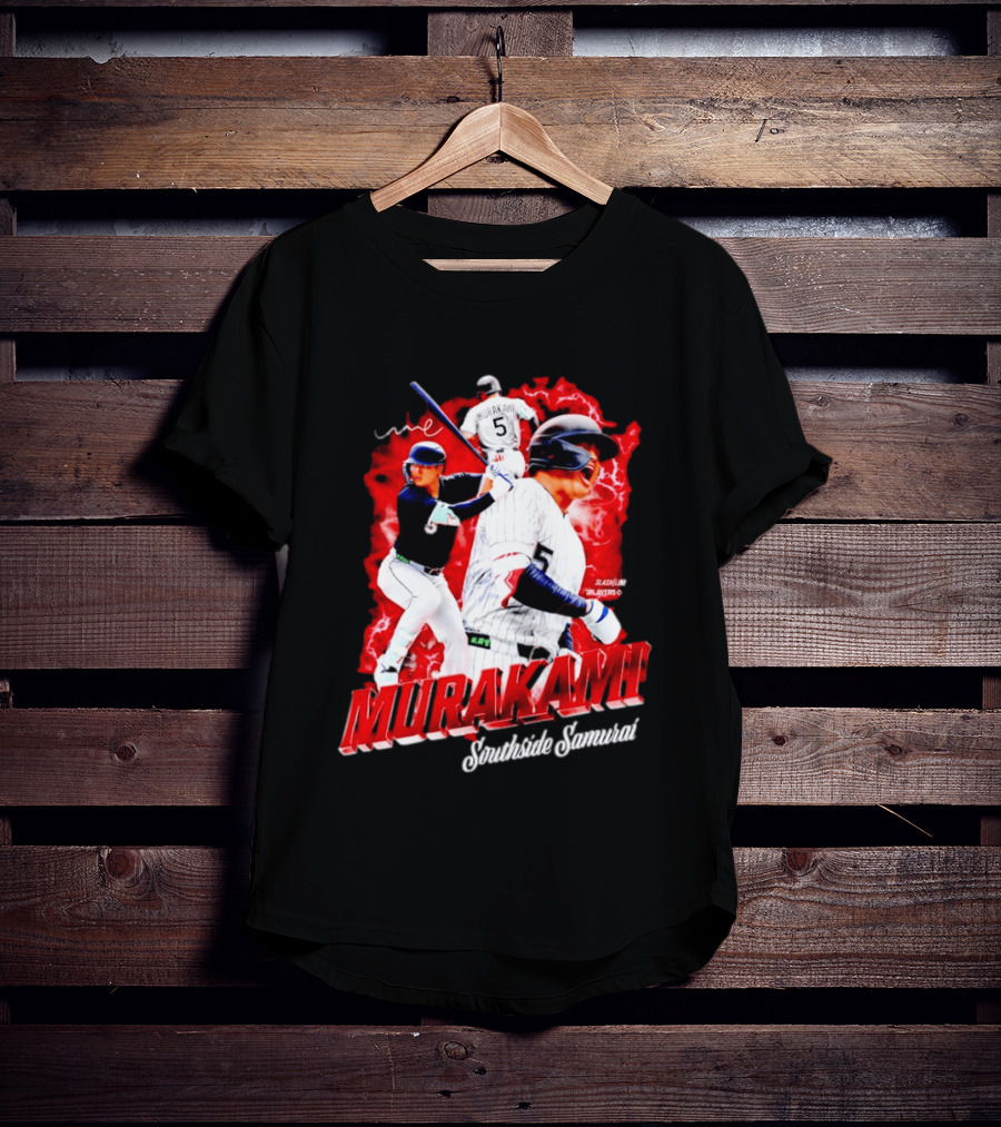 Munetaka Murakami Southside Samurai Baseball Players MLB Commendation T-Shirt