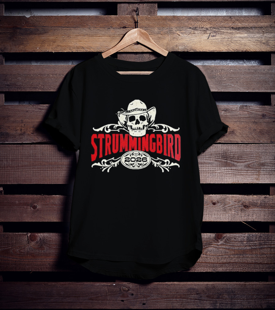 Strummingbird 2026 Festival Exclusive Australia October 17 18 Lineup Cowboy Skull T-Shirt