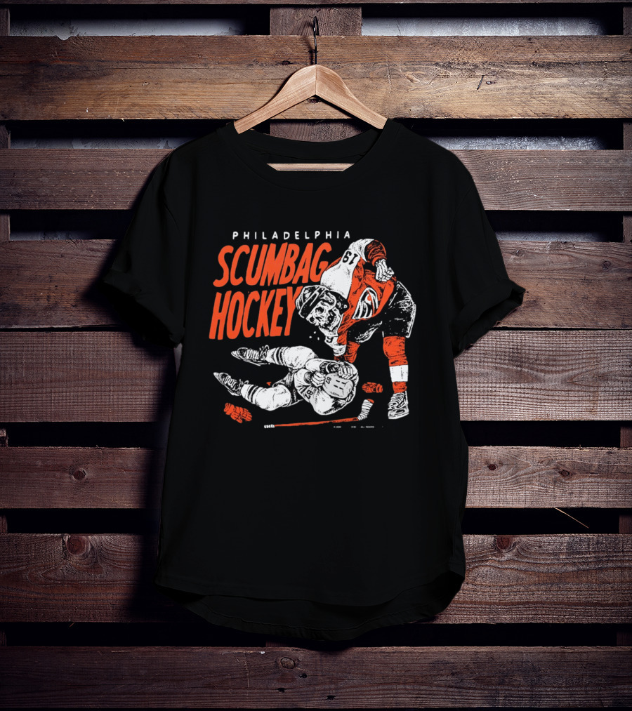 Philadelphia Scumbag Hockey Philadelphia Flyers T-Shirt