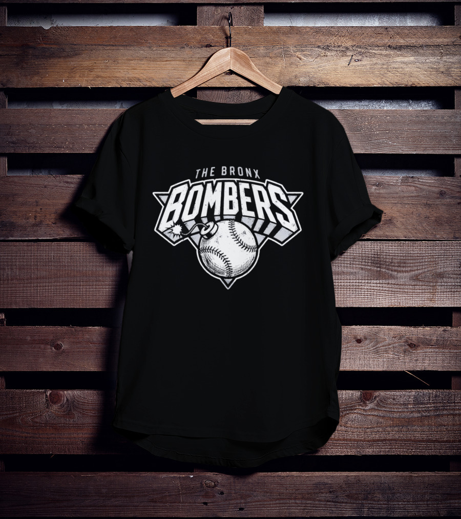 The Bronx Bombers Baseball Basketball Mashup New York Knicks T-Shirt