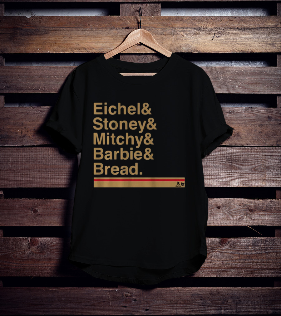 Vegas Hockey Eichel Stoney Mitchy Barbie Bread Ampersand List NHL T-Shirt
