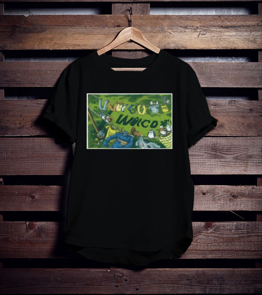 Wilco Oklahoma City OK 5 5 2026 Tour Birds And Clothesline T-Shirt