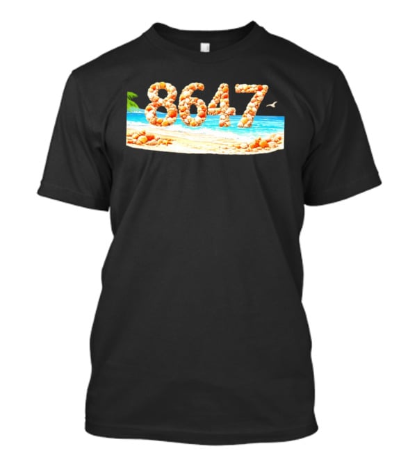 8647 Beach Edition Sun Sand Seashells Tropical Paradise T-Shirt