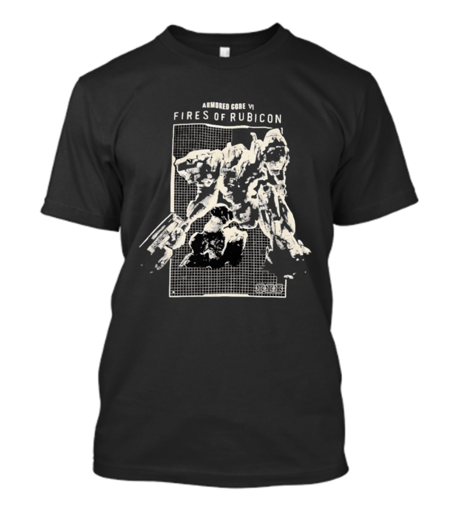 Armored Core VI Fires Of Rubicon Mecha Combat Action T-Shirt