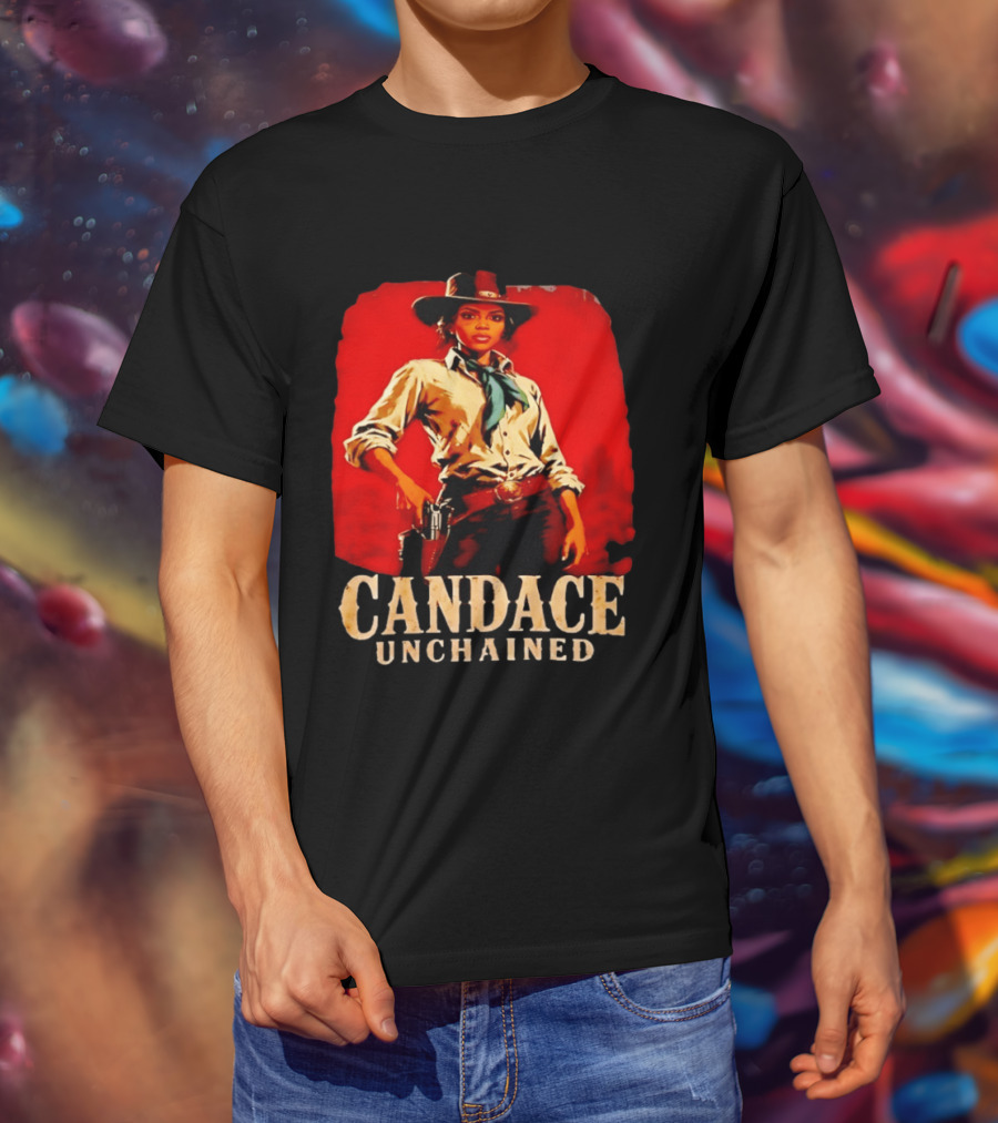 Candace Unchained Western Cowgirl T-Shirt