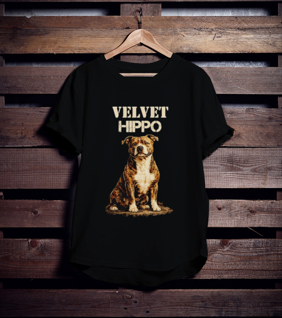 Velvet Hippo Dog T-Shirt