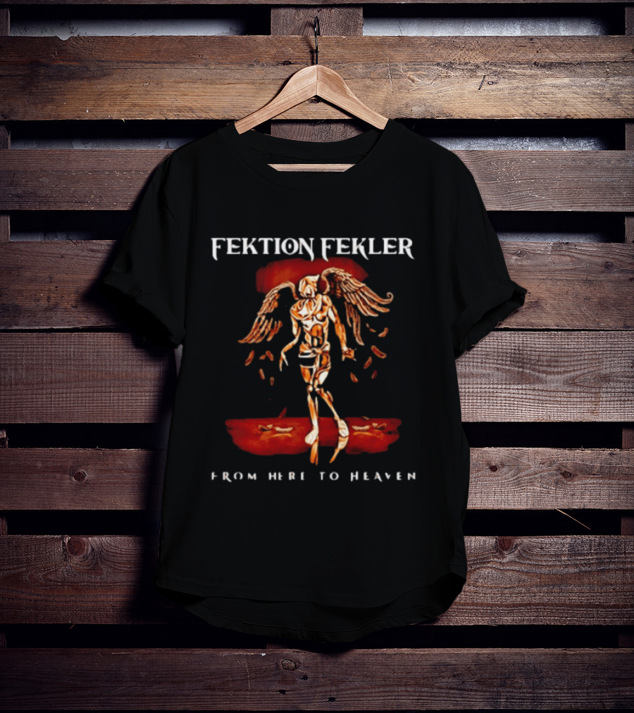 Fektion Fekler From Here To Heaven Angelic Figure With Wings T-Shirt