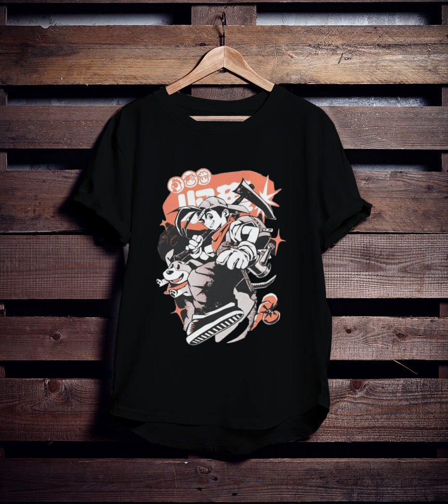 Harvest Moon Boy Adventure With Dog And Tools T-Shirt