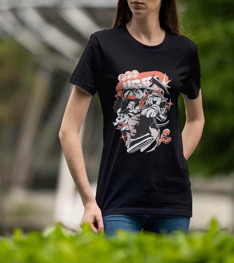 Harvest Moon Boy Adventure With Dog And Tools T-Shirt
