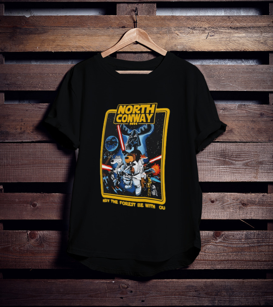 North Conway NH May The Forest Be With You Star Wars T-Shirt