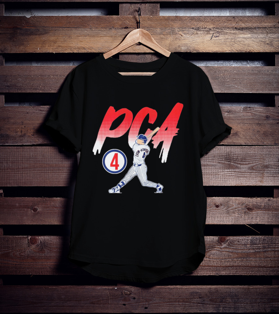 PCA Pete Crow Armstrong 04 Chicago Cubs Baseball Player Swing T-Shirt