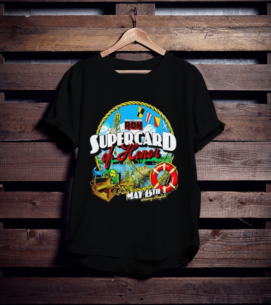 Ring Of Honor ROH Supercard Of Honor May 15th 2026 Salisbury Maryland Event Friday T-Shirt