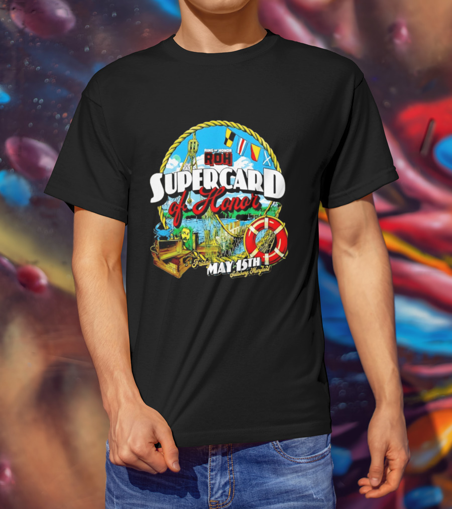 Ring Of Honor ROH Supercard Of Honor May 15th 2026 Salisbury Maryland Event Friday T-Shirt