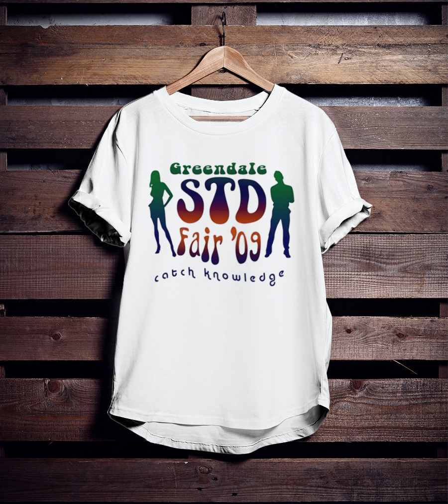 Greendale STD Fair '09 Catch Knowledge T-Shirt