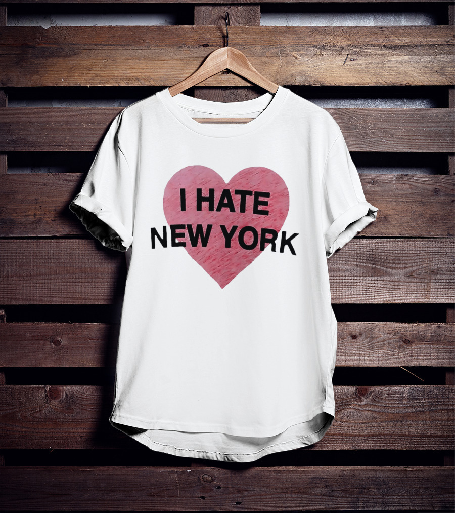 Hailey Van Lith I Hate New York Heart T-Shirt