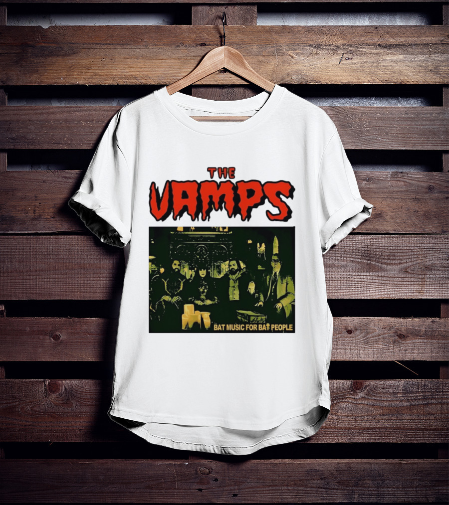 The Vamps What We Do In The Shadows Bat Music For Bat People Candles Group Image T-Shirt