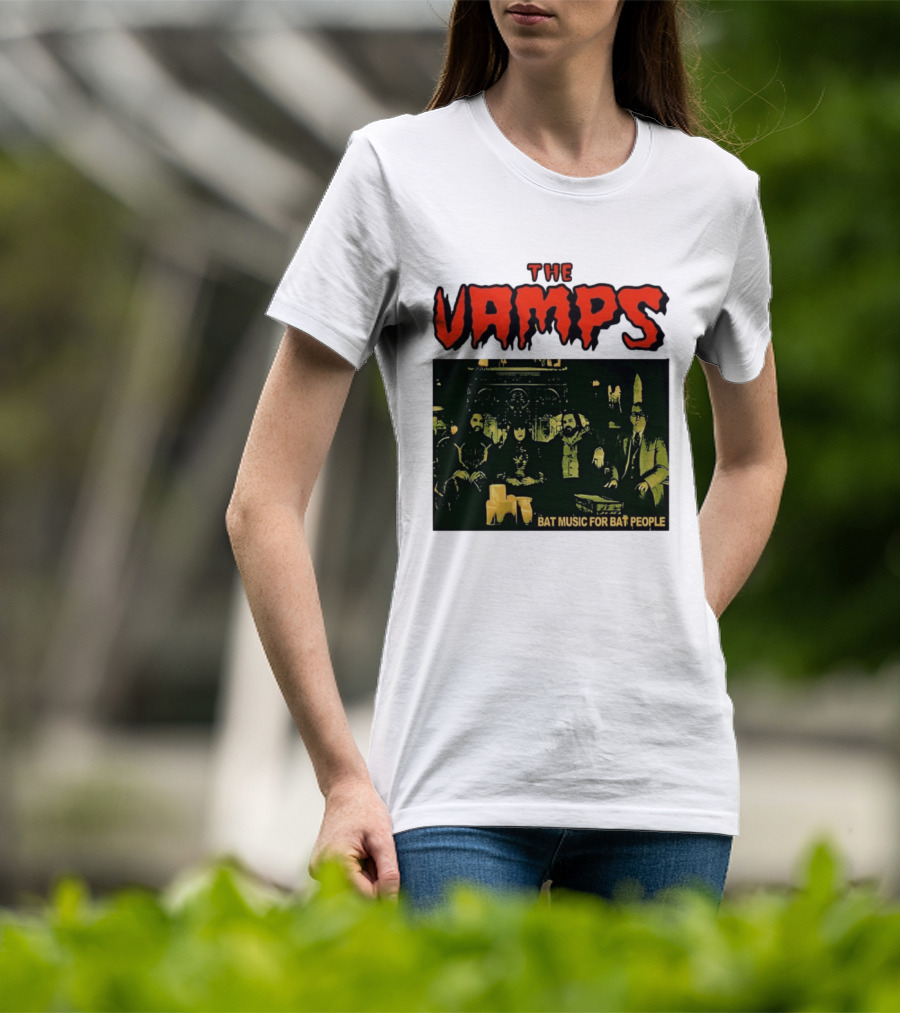 The Vamps What We Do In The Shadows Bat Music For Bat People Candles Group Image T-Shirt