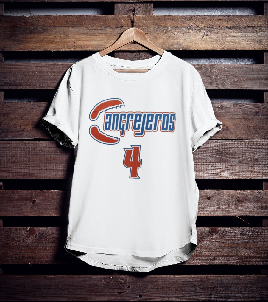 Cangrejeros De Santurce 2026 Honoring José 'Piculín' Ortiz 4 T-Shirt