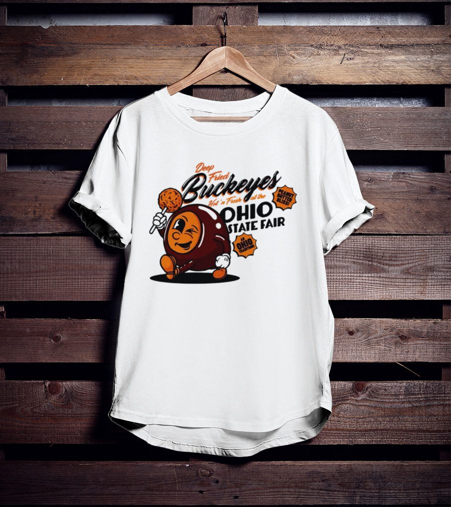 Ohio State Fair Deep Fried Buckeyes Hot'n Fresh Peanut Butter Bliss T-Shirt